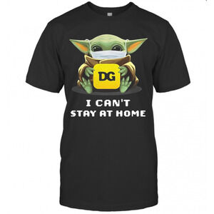 Star Wars Baby Yoda Hug Dg I Cant Stay At Home Mask Covid 19 T-Shirt